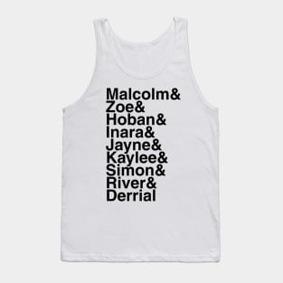 Firefly Helvetica List Tank Top